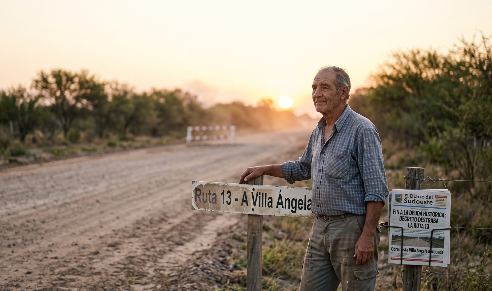 Nación destrabó la Ruta 13 hasta Villa Ángela